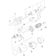 Стартер MAHLE ORIGINAL MS 197 11132291 11.132.291 126376567 - Изображение 2