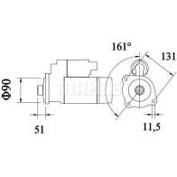 Стартер MAHLE ORIGINAL MS 208 2359026 11.132.152 11.131.807 - Изображение 2