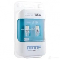 Лампа светодиодная W5W 12 В 5000K MTF 7F 21HXA W5W50GA 1439691068