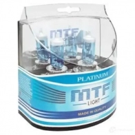 Лампа галогеновая H4 PLATINUM 3800K 100/90 Вт 12 В 3800K MTF HP3058 1439692421 1 8CO1