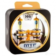 Лампа галогеновая H4 AURUM 3000K 100/90 Вт 12 В 3000K MTF HAU1204S 1439692417 PCN 2P