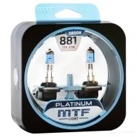 Лампа галогеновая H27W/2 PLATINUM 3800K 27 Вт 12 В 3800K MTF ZCTI H0M HPL1281 1439692402