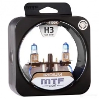 Лампа галогеновая H3 IRIDIUM 55 Вт 12 В 4100K MTF J 3UZGV6 HRD1203 1439692409