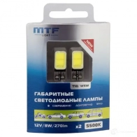 Лампа светодиодная W5W 12 В 5500K MTF 1439691072 COB55T10 N LI82OT