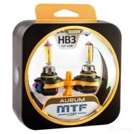 Лампа галогеновая HB3 AURUM 3000K 65 Вт 12 В 3000K MTF D50 QS6C 1439692478 HAU12B3