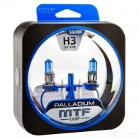 Лампа галогеновая H3 PALLADIUM 5500K 55 Вт 12 В 5500K MTF SD Y7K HPA1203 1439692411
