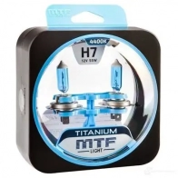 Лампа галогеновая H7 TITANIUM 4400K 55 Вт 12 В 4400K MTF HTN1207 1439692451 A8 LHY