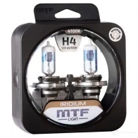 Лампа галогеновая H4 IRIDIUM 60/55 Вт 12 В 4100K MTF HRD1204 1439692433 T19Y IRV