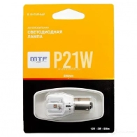 Лампа светодиодная PY21W 12 В MTF MP21WY 37 3QSKF 1439693082