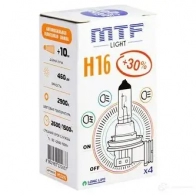 Лампа галогеновая H16 STANDARD +30% 19 Вт 12 В 3000-4000K MTF 1439691478 HO020 0P HS1216