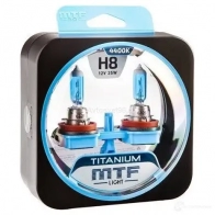 Лампа галогеновая H8 TITANIUM 4400K 35 Вт 12 В 4400K MTF 1439692462 HTN1208 FUZ Q8O