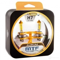Лампа галогеновая H7 AURUM 3000K 55 Вт 12 В 3000K MTF 1439692445 77JM R HAU1207