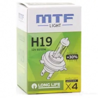 Лампа галогеновая H19 STANDARD +30% 60/55 Вт 12 В 3000-4000K MTF 1439691481 HS1219 2VV VP