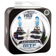 Лампа галогеновая HB3 ARGENTUM +80% 4000K 65 Вт 12 В 4000K MTF H8A12B3 D65 EKQ 1439692476