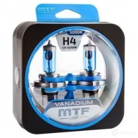 Лампа галогеновая H4 VANADIUM 5000K 60/55 Вт 12 В 5000K MTF M 8EG8AB HVN1204 1439692441