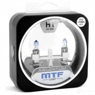 Лампа галогеновая H1 ARGENTUM +130% 3300K 55 Вт 12 В 3300K MTF OIDKP T 1439692360 H3A1201