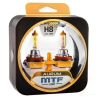 Лампа галогеновая H8 AURUM 3000K 35 Вт 12 В 3000K MTF 1439692456 B 1S6414 HAU1208