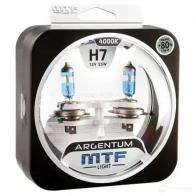 Лампа галогеновая H7 ARGENTUM +80% 4000K 55 Вт 12 В 4000K MTF 1439692444 H8A1207 D I9WP