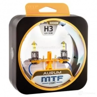 Лампа галогеновая H3 AURUM 3000K 55 Вт 12 В 3000K MTF HAU1203 FFP 6O 1439692408