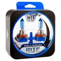 Лампа галогеновая H11 PALLADIUM 5500K 55 Вт 12 В 5500K MTF 1439692379 HPA1211 D I7F7
