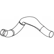 Выхлопная труба глушителя DINEX Nissan Qashqai (J10) 1 2006 – 2013 48265 6VIC6KQ Q4 S9OQ