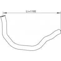 Выхлопная труба глушителя DINEX 64265 TQLELFF OV8ER 7O Bmw 1 F20 Хэтчбек 3 д 2.0 118 d 136 л.с. 2010 – 2025