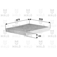 Салонный фильтр MALO 1532562 S 1QL9D0 Opel Astra (G) 2 Хэтчбек 2.2 DTI (F08. F48) 117 л.с. 2002 – 2005
