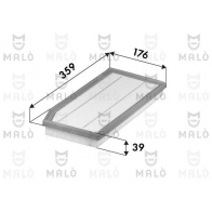 Воздушный фильтр MALO Mercedes C-Class (S205) 4 Универсал C 180 (205.276) 156 л.с. 2019 – 2024 1500689 Y0JHP 33