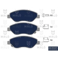 Тормозные колодки дисковые, комплект MALO 1424719203 1051337 HH 8JYQ