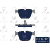 Тормозные колодки дисковые, комплект MALO 3MN1 SN 1051362 1440913227