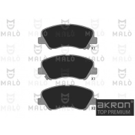 Тормозные колодки дисковые, комплект MALO QCMR R Kia Stonic (YB) 1 Кроссовер 1.0 T GDi 101 л.с. 2018 – 2025 1051369