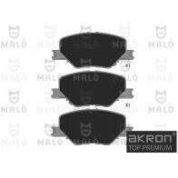 Тормозные колодки дисковые, комплект MALO 1440913237 E UM2E 1051372