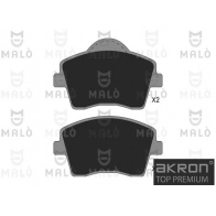 Тормозные колодки дисковые, комплект MALO Z204O MI 1051385 Volvo XC40 1 (536) Кроссовер T2 129 л.с. 2019 – 2024