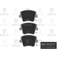 Тормозные колодки дисковые, комплект MALO 1051386 ZPJD D Hyundai Santa Fe (TM) 4 Кроссовер 3.5 MPI AWD 249 л.с. 2019 – 2025