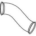 Выхлопная труба глушителя DINEX 82256 KKB2FQC G9X3 4 Nissan Sunny