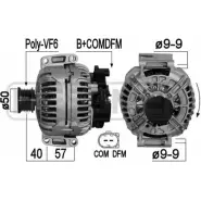 Генератор ERA BUS41MJ 209050 QT OUM Mercedes Vito (W639) 2 Автобус 2.2 111 CDI (6301. 6303. 6305) 109 л.с. 2003 – 2024