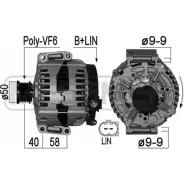 Генератор ERA 7P8 F32 Mercedes E-Class (W211) 3 Седан 3.5 E 350 (2156) 272 л.с. 2005 – 2008 209080