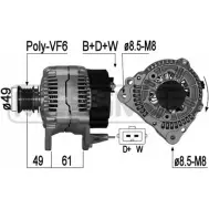 Генератор ERA Seat Toledo 209095 WGATQZB 07NY1 T8