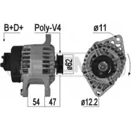 Генератор ERA NU0G7A IE Q4PG 209306 1941919
