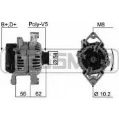 Генератор ERA 210352 A8URV 0J Opel Astra (G) 2 Хэтчбек 1.6 (F08. F48) 75 л.с. 1998 – 2000