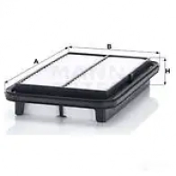 Воздушный фильтр MANN-FILTER c24003 64502 B5 XKQI 4011558415402 - Изображение 5