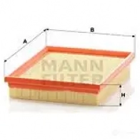 Воздушный фильтр MANN-FILTER 64437 4011558145804 c2256 V ONB6 - Изображение 5
