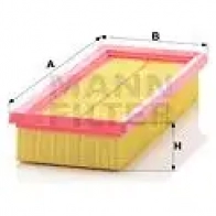 Воздушный фильтр MANN-FILTER c2872 4011558351700 64928 48 SZXF - Изображение 5