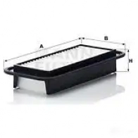 Воздушный фильтр MANN-FILTER 4011558363406 64743 5 AQ1P0 c2610 - Изображение 4