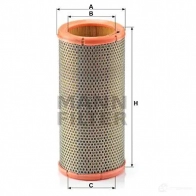 Воздушный фильтр MANN-FILTER Renault Megane (LA) 1 Седан 1.9 dT (LA0K. LA0Y) 90 л.с. 1996 – 2003 4011558146900 c13992 BWBAC 0