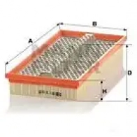 Воздушный фильтр MANN-FILTER 65241 4011558143404 P8L5 KEF c33102 - Изображение 6
