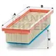 Воздушный фильтр MANN-FILTER c2859 4011558416607 8U 6FDO 64921 - Изображение 4