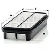 Воздушный фильтр MANN-FILTER 4011558221102 64852 c27361 Z6 JQHM - Изображение 6
