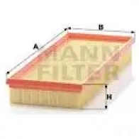 Воздушный фильтр MANN-FILTER c33831 Fiat Punto (188) 2 Хэтчбек 1.2 16V 80 (1833, 235, 253, 255, 333, 353, 639 80 л.с. 1999 – 2006 4011558202606 7WD7Y H