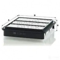 Воздушный фильтр MANN-FILTER 4011558018566 64507 c24011 RU7 YR - Изображение 5